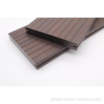 Durable Bamboo Decking FSC certified bamboo outdoor dark decking-V GROOVE-18 Factory
